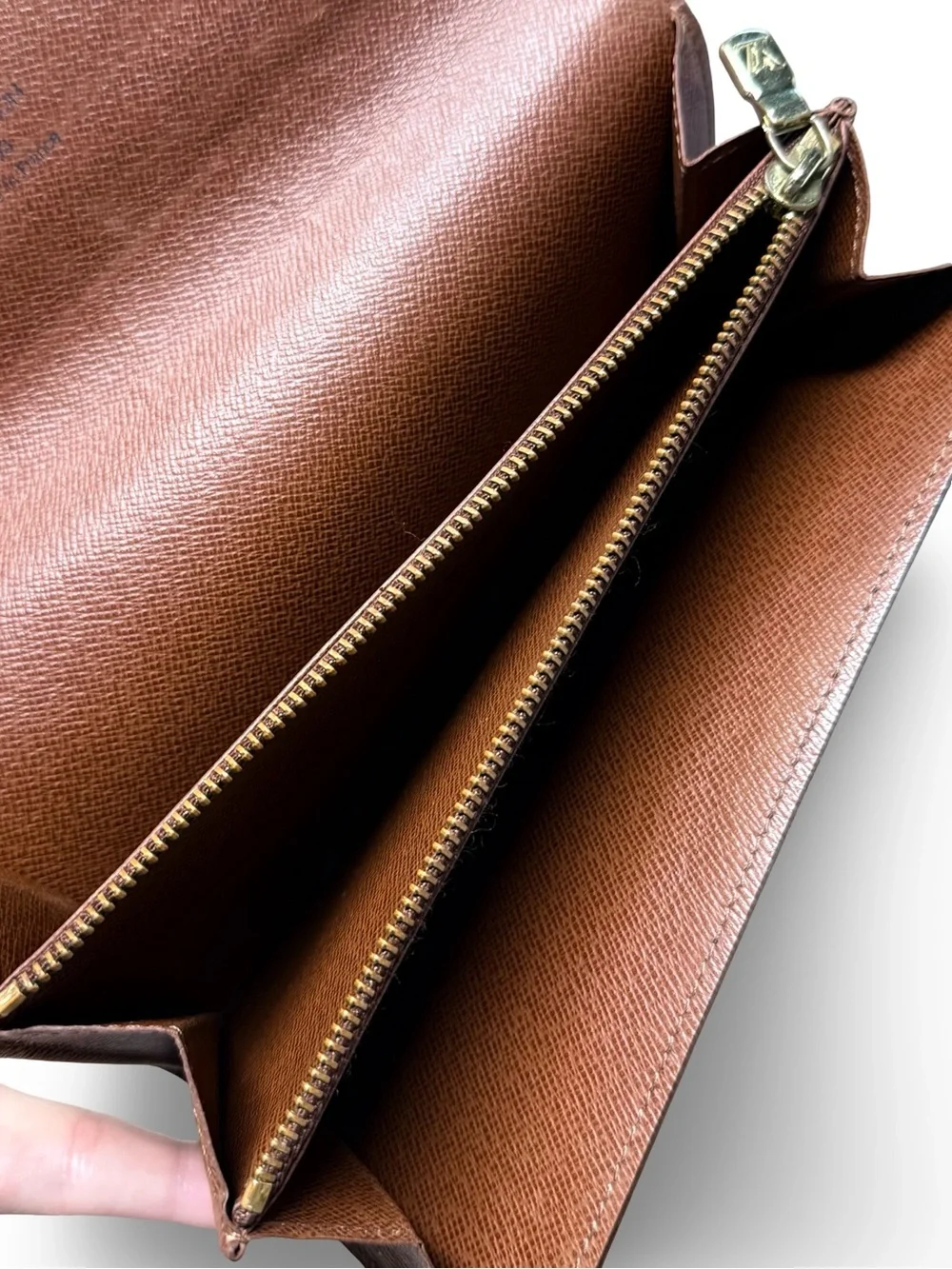 Louis Vuitton Vintage Monogram Sarah Wallet on Chain (WOC) Set + Dust Bag